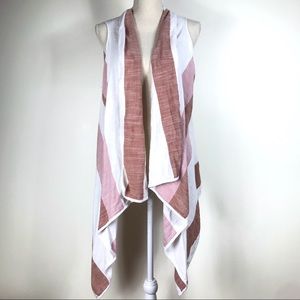Universal Thread Terracotta/Pink Sleeveless Kimono